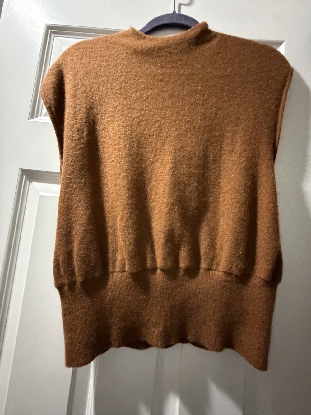 Anthropologie Cashmere sleeveless mock neck